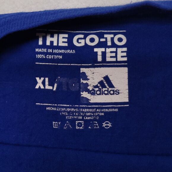 Adidas Golden State Worriors #35 Durant Short Sleeve T-Shirt Mens Size XL Blue - Picture 3 of 11